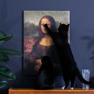 Krabpaal Mona Lisa met kat