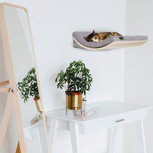 Cozy & Dozy Luxe hangmat voor je kat met grijs kussen